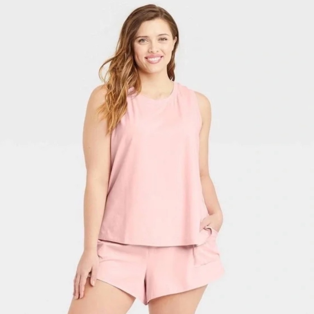 Stars Above Tank Top & Shorts Sleepwear Set - 2X